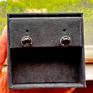 David Yurman Chatelaine Earrings Black Orchid